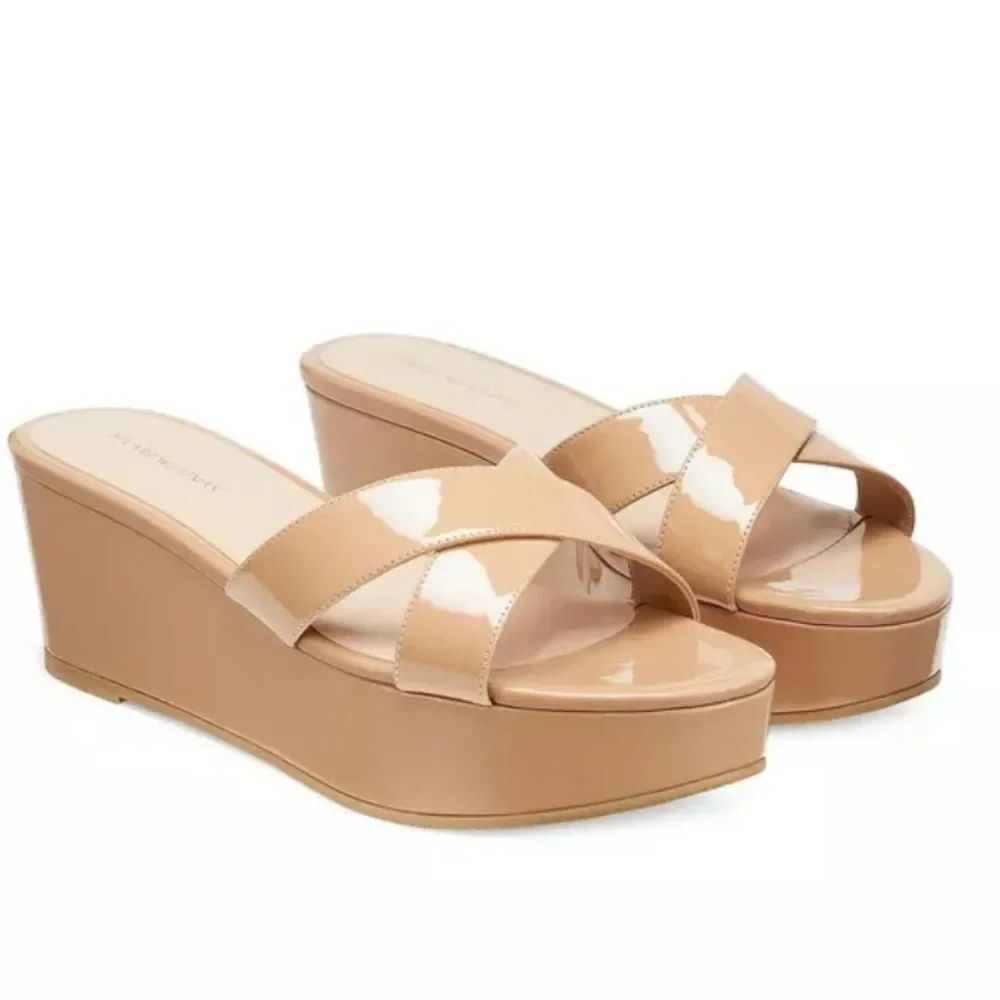 BRAND NEW STUART WEITZMAN OUTLET AVENUE 65 FLATFORM WEDGE